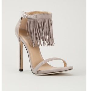 Stuart Weitzman Lovefringe Sandal, Size 7